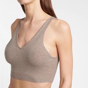 Frame cashmere crop top